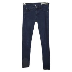 Rag & Bone The Legging Dark Midnight Skinny Jeans